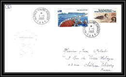 0176 Taaf Terres Australes Antarctic Lettre (cover) 01/01/1983 - Cartas & Documentos