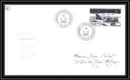 0178 Taaf Terres Australes Antarctic Lettre (cover) 01/01/1983 PA N° 178 TRAINEAU CHIEN TERRE ADELIE - Briefe U. Dokumente