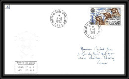 0143 Taaf Terres Australes Antarctic Lettre (cover) 11/06/1982 St Paul Amsterdam PHILEXFRANCE 82 PA 71 MANCHOTS - Covers & Documents