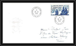 0102 Taaf Terres Australes Antarctic Lettre (cover) 31/03/1981 N° 58 Bateau (bateaux Ship Ships)  - Covers & Documents