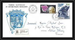 0054 Taaf Terres Australes Antarctic Lettre (cover) 15/12/1979 Recommandé - Cartas & Documentos