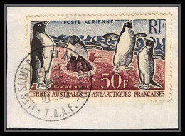 006 Taaf Terres Australes Antarctic PA Poste Aérienne N° 5 Oblitéré Grand Albatros Cote 45 Euros Oiseaux (birds) Manchot - Gebruikt