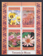 Tanzania - 1986 - Flowers - Yv Bf 46 - Andere & Zonder Classificatie