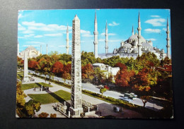 Turkiye - Turkey - Istanbul - Hippodrome - Blue Mosque - Mosquée Bleue - Used With Stamp/timbre 1987 - Türkei