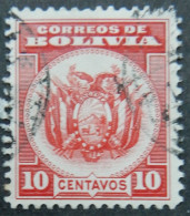 Bolivië Bolivia 1933 (4) Coat Of Arms 9 Stars In Oval Ring - Bolivia