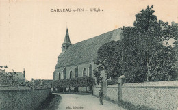 FRANCE - Bailleau Le Pin - Vue Sur L'église - Animé - Vue Panoramique - Edit Meunier - Carte Postale Ancienne - Chartres