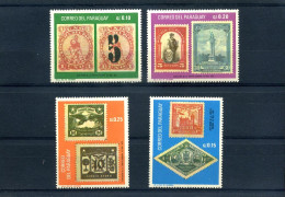 Paraguay - Zegel Op Zegel                                        - Stamps On Stamps