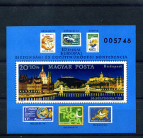 Hongarije - European Security Conference                                         - Unused Stamps