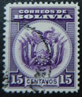 Bolivië Bolivia 1933 (5) Coat Of Arms 9 Stars In Oval Ring - Bolivie