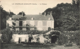 FRANCE - La Chapelle Gaugain (Sarthe) - Le Château - Vue Générale - Face à L'entrée - Carte Postale Ancienne - La Fleche