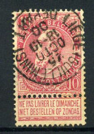 58 - Fijne Baard - Gest / Obl / Used - Liège Guillemins (départ) - 1893-1900 Fine Barbe