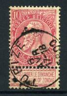 58 - Fijne Baard - Gest / Obl / Used - Tubize - 1893-1900 Schmaler Bart