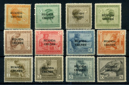 Ruanda-Urundi 50/61 ** MNH - Unused Stamps
