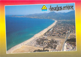 ARGELES S MER La Plage Des Pyrenees Vue Generale De La Station Au Fond Les Alberes La Tour 23(scan Recto-verso) MA1014 - Argeles Sur Mer