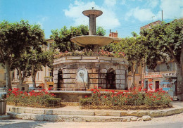 NYONS La Fontaine De La Place De La Liberation Avec Ses Parterres De Roses 26(scan Recto-verso) MA1012 - Nyons