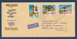 Niger - Lettre - SOS Sahel - Des Arbres Pour Le Niger - Timbroscopie - Par Avion - 1985 - Niger (1960-...)