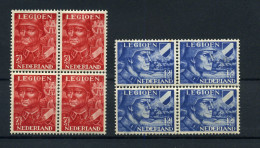 Nederland - 402/03 - * MH - In Blok Van 4 - Unused Stamps