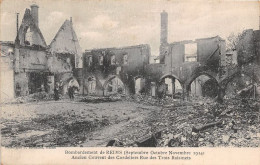 Bombardement De REIMS Ancien Couvent Des Cordeliers Rue Des Trois Raisinets 6(scan Recto-verso) MA1002 - Reims