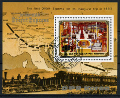 DPR Korea - The First Orient Express On Its Inaugural Trip In 1883 - Trains