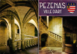 PEZENAS Ville D Art Escalier Et Interieur De L Hotel De La Coste 11(scan Recto-verso) MA1033 - Pezenas