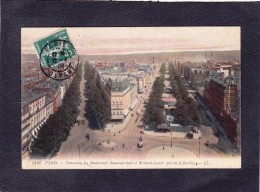 75 - PARIS 11 - Panorama Des Boulevards Beaumarchais Et Boulevard Richard Lenoir Pris De La Bastille - Arrondissement: 11