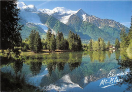 CHAMONIX MT BLANC Alt 1037m Le Lac Des Gaillands Miroir Du Mont Blanc 12(scan Recto-verso) MA1055 - Chamonix-Mont-Blanc