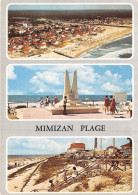 MIMIZAN Vue Generale Le Monument Les Ailes Grande Plage 13(scan Recto-verso) MA1050 - Mimizan