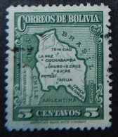 Bolivië Bolivia 1935 (3) Map Of Bolivia - Bolivia