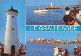 LE GRAU D AGDE 18(scan Recto-verso) MA1041 - Agde