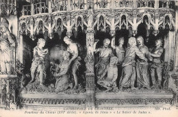 CATHEDRALE DE CHARTRES Pourtour Du Choeur XVIe Siecle Agonie De Jesus Le Baiser De Judas 26(scan Recto-verso) MA1071 - Chartres