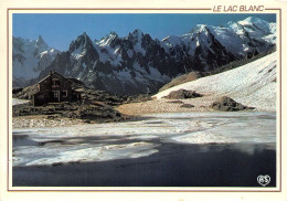 MASSIF DU MONT BLANC Le Lac Blanc La Chaine Des Aiguilles De Chamonix Et Le Mont Blanc 13(scan Recto-verso) MA1072 - Chamonix-Mont-Blanc