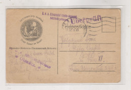 AUSTRIA   WW I 1916 CZECH REPUBLIC Nice Military Stationery - Brieven En Documenten