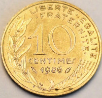 France - 10 Centimes 1986, KM# 929 (#4236) - 10 Centimes