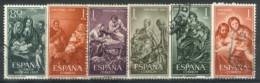 SPAIN, 1955/63, HOLY FAMILY STAMPS SET OF 6, USED. - Oblitérés