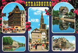 FRANCE - Strasbourg - La Maison Kammerzell - La Place Du Marché - Flèche De La Cathédrale - Embarcadère - Carte Postale - Strasbourg