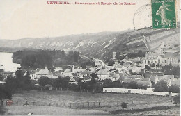 VETHEUIL ( 95 ) - Panorama Et Route De La Roche - Vetheuil