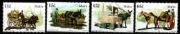 Malta 2005 - Mi.Nr. 1409 - 1412 - Postfrisch MNH - Tiere Animals Pferde Horses - Isle Of Man