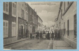 DA066  CPA  GONDRECOURT  (Meuse) Rue D'Abainville  -  Animation  +++++ - Gondrecourt Le Chateau