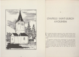 Dessin Commenté - Chapelle Saint Ulrich - Avolsheim - Dibujos