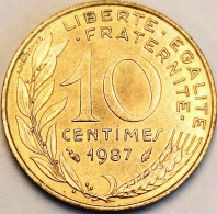 France - 10 Centimes 1987, KM# 929 (#4237) - 10 Centimes