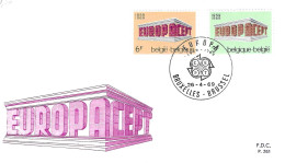 COB - FDC N° 261 - Timbre N° 1489/90 - 1961-1970