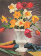 FLEURS, PLANTES & ARBRES - Fleurs - Flowers In Vase - Colorisé - Carte Postale Ancienne - Flores