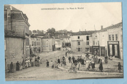 DA067  CPA  GONDRECOURT  (Meuse)  La Place Du Marché - HORLOGERIE BIJOUTERIE  -  GRANDS ECONOMATS FRANCAIS - ...  Animée - Gondrecourt Le Chateau