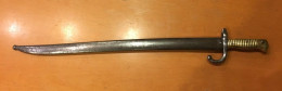 M1866.Chasspot  Bayonet Remaided For German Rifle (276) - Knives/Swords