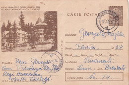 A24482 -  BORSEC VILE Resort Mountain VILE PENSIONS Postal Stationery ROMANIA 1964 - Ganzsachen