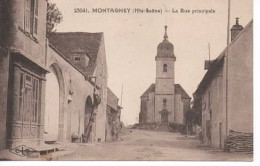 MONTAGNY  23041EY  LA RUE PRINCIPALE  OBLITERATION CACHET PRLE - Altri & Non Classificati