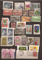 (CZ 738) WW, 138 Stamps (5 Scans) - Colecciones (sin álbumes)