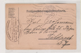 AUSTRIA   WW I 1916 KLAGENFURT Nice Military Stationery - Brieven En Documenten