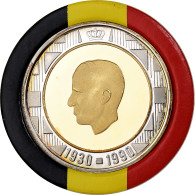 Belgique, 20 ECU, 1990, Bruxelles, Gold And Silver, SPL - Ecu