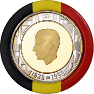 Belgique, 20 ECU, 1990, Bruxelles, Gold And Silver, SPL - Ecus